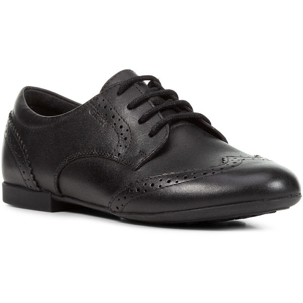 Geox J Plie J0455B - Black School