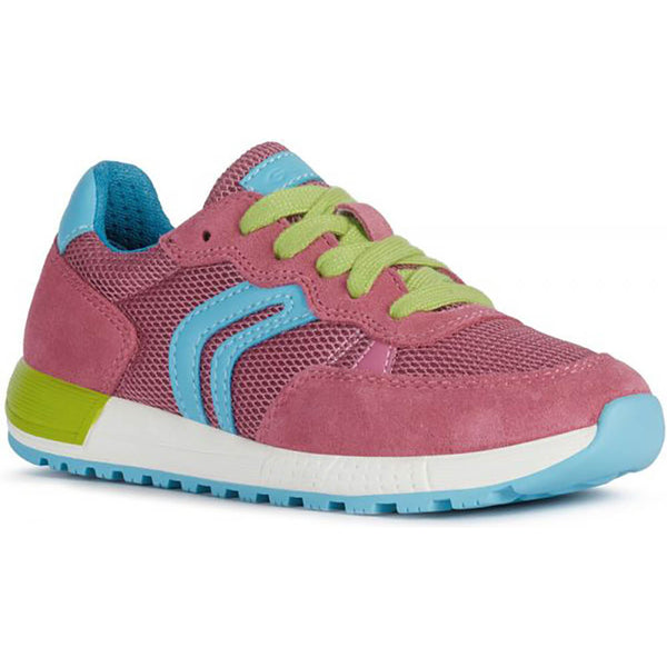 Geox J Alben Girl J02AQB - C8328 Fuchsia/Sky Trainers