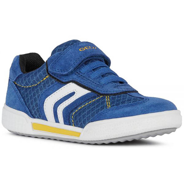 Geox J Poseido Boy J15BCC - Royal/Yellow Trainers