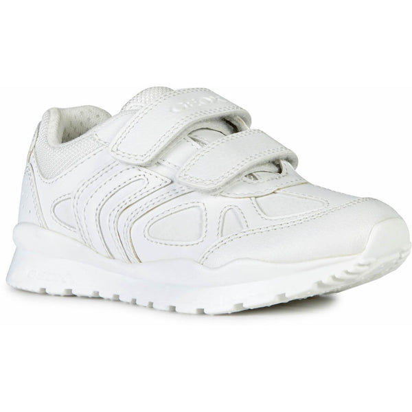 Geox J Pavel J0415C - C1000 White Trainers