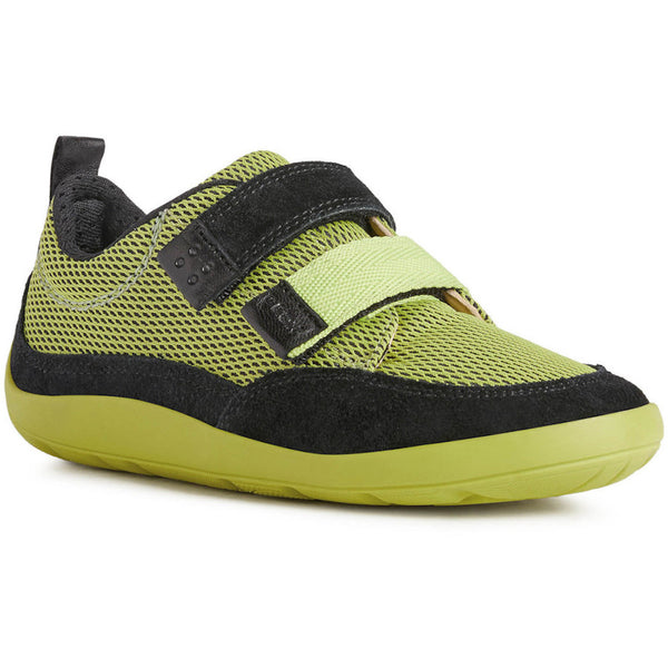 Geox J Barefeel Boy J25GNB - C3707 Lime/Black Trainers
