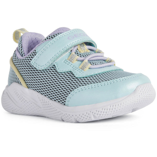 Geox B Sprintye Girl B254TE - C3B2M Watersea/Lt Yellow Trainers