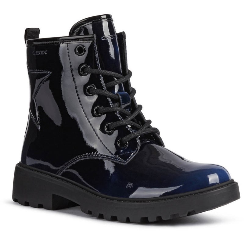 Geox J Casey Girl J9420G - Navy Boots