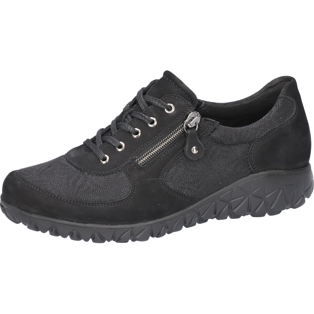 Waldlaufer Havy Soft H89001 - Black Stretch Casual