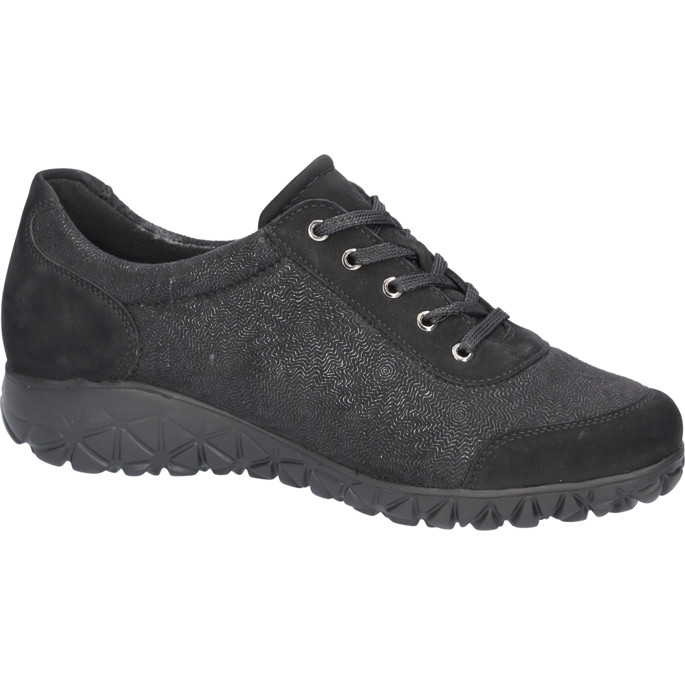 Waldlaufer Havy Soft H89001 - Black Stretch Casual