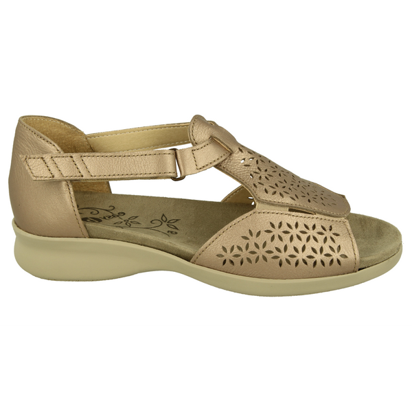 DB Halford - Soft Gold Leather Sandals