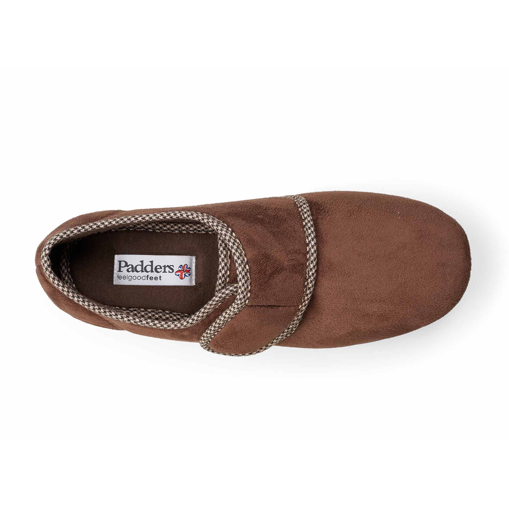 Padders Harry - Dark Brown Slippers