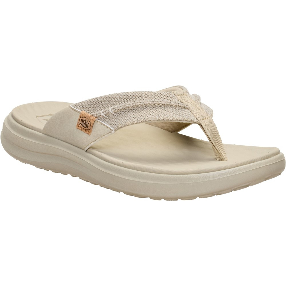 Hey Dude Finn Flip Braided - Tan Sandals