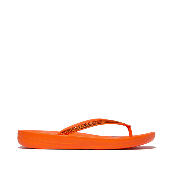 FitFlop Iqushion Sparkle - Pop Orange Sandals