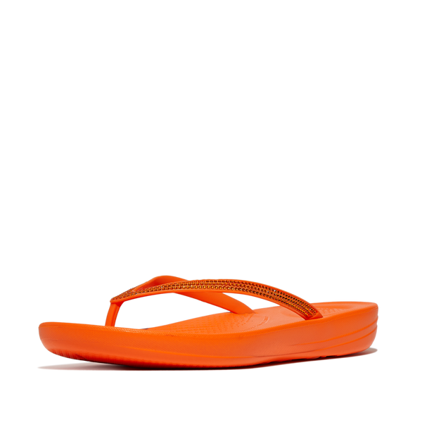 FitFlop Iqushion Sparkle - Pop Orange Sandals