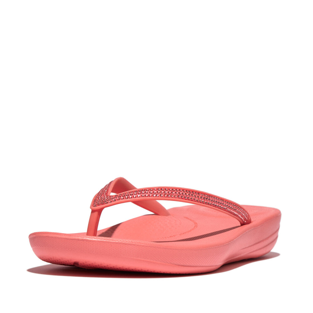 Fitflop Iqushion Sparkle - Rosy Coral Sandals