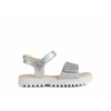 Geox J Sandal Coralie Gir J256EB - C1007 - Silver Sandals