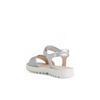 Geox J Sandal Coralie Gir J256EB - C1007 - Silver Sandals