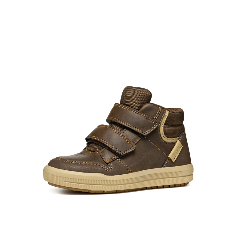 Geox J Arzach boy J364AB - Brown Cotto/Beige Boots