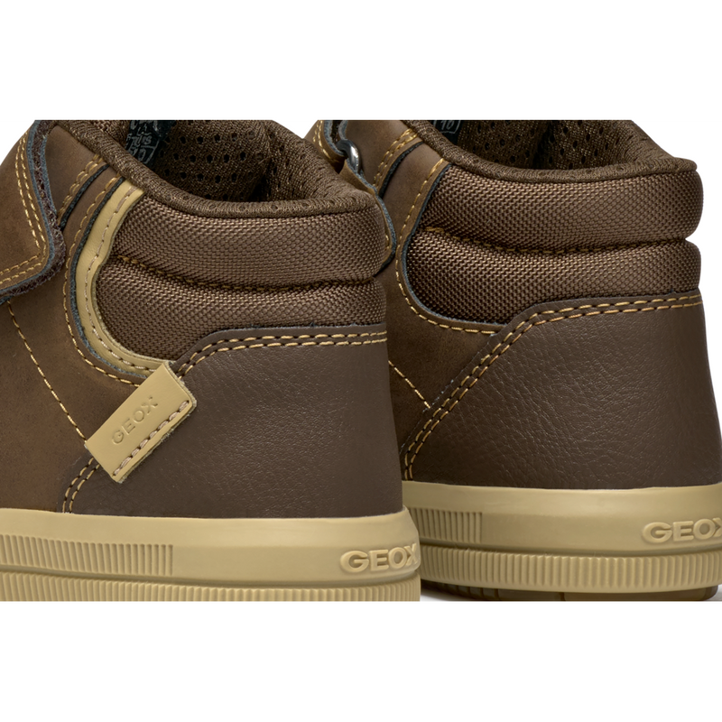 Geox J Arzach boy J364AB - Brown Cotto/Beige Boots