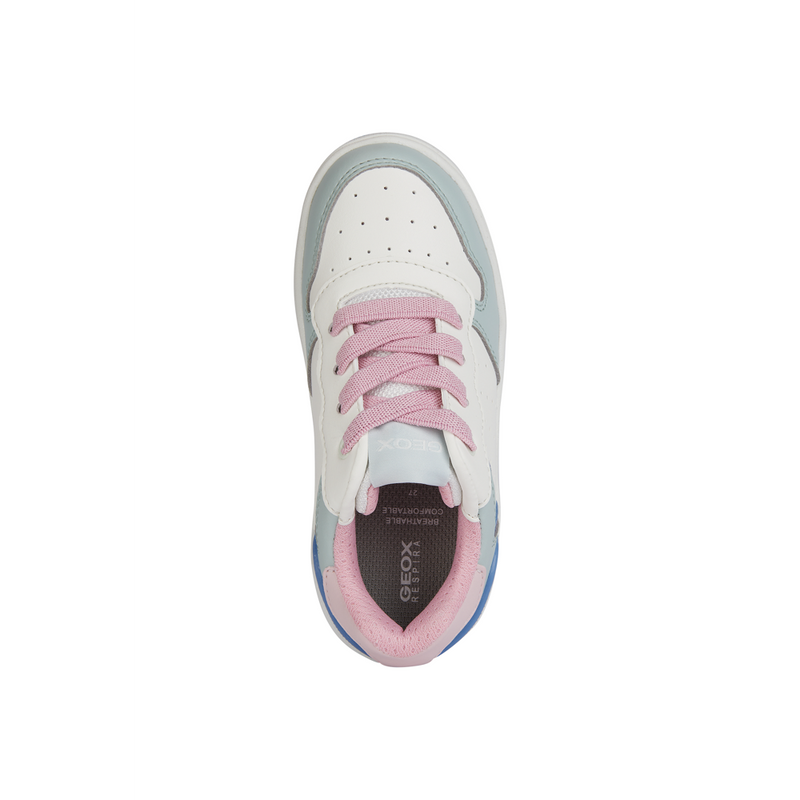 Geox J Washiba Girl J36HXD - C0130 - White/Ice Trainers