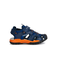 Geox J Borealis Boy J450RC - C0685 - Royal/Orange Sandals