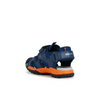 Geox J Borealis Boy J450RC - C0685 - Royal/Orange Sandals