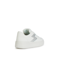 Geox J Mikiroshi Girl J45DVA - C1393 - White/Aqua Trainers