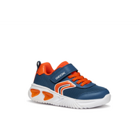 Geox J Assister B. C J45DZC - C4B2T Avio/Orange Trainers