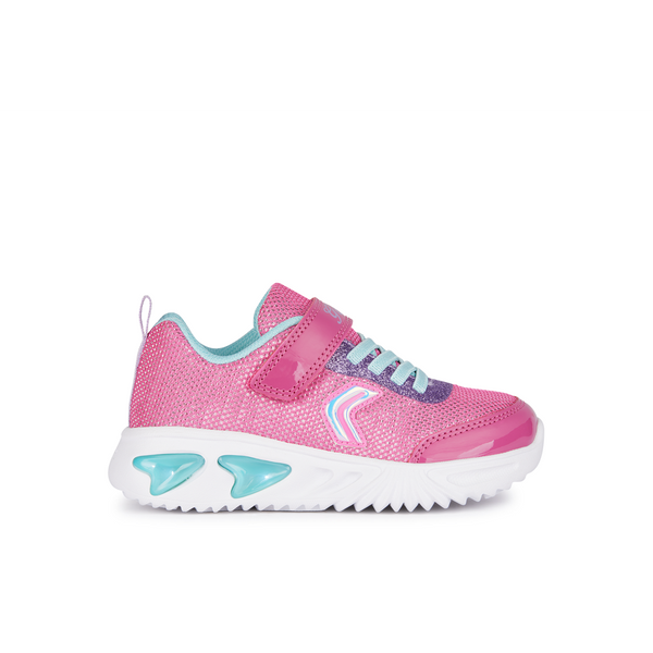 Geox J Assister Girl J45E9A - C8N4A - Fuchsia/Aqua Trainers