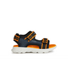 Geox J Sandal Airadyum Bo J45F1B - C0659 - Navy/Orange Sandals