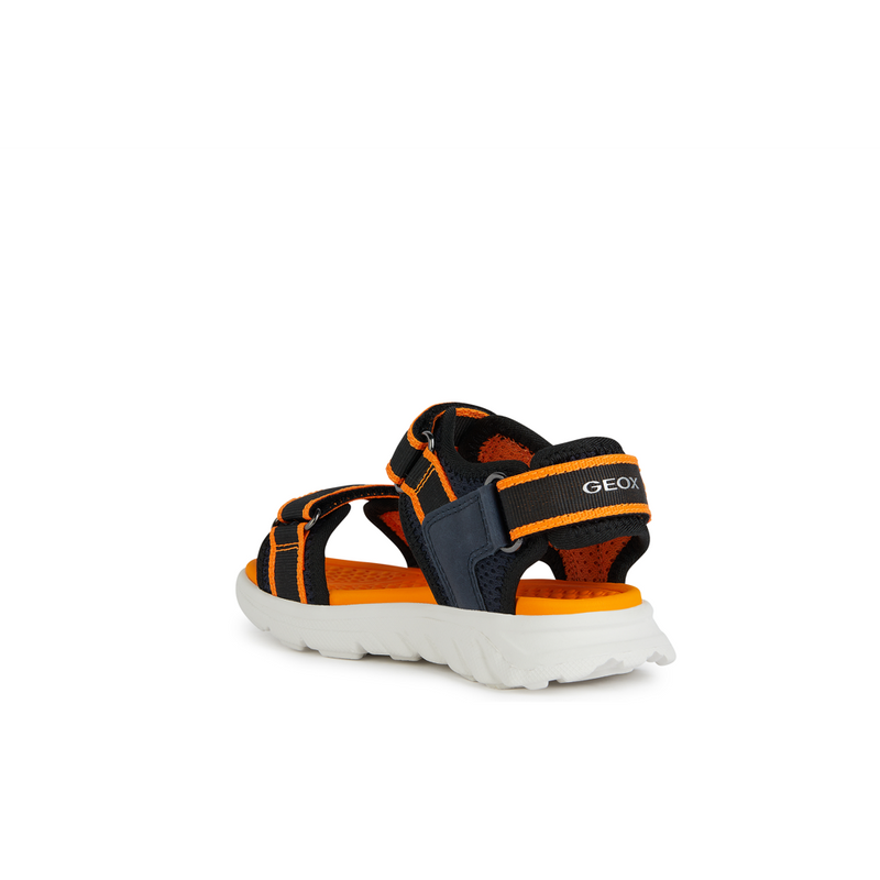 Geox J Sandal Airadyum Bo J45F1B - C0659 - Navy/Orange Sandals