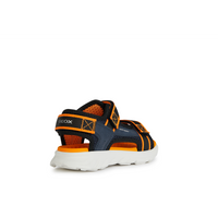 Geox J Sandal Airadyum Bo J45F1B - C0659 - Navy/Orange Sandals