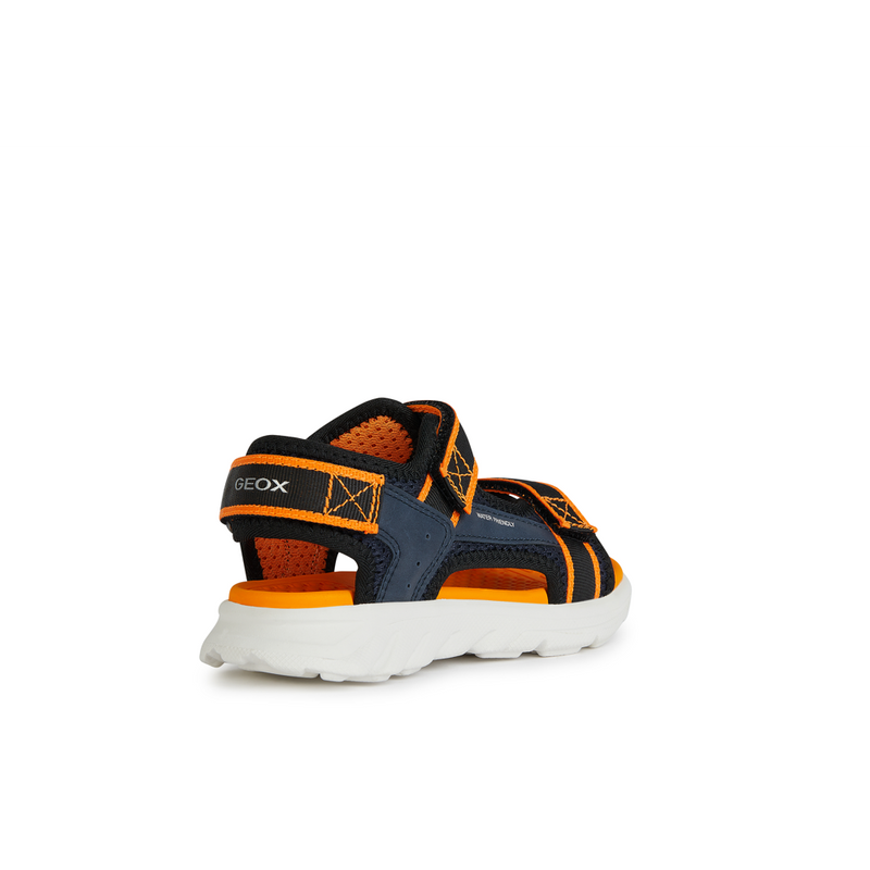 Geox J Sandal Airadyum Bo J45F1B - C0659 - Navy/Orange Sandals