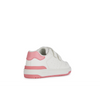 Geox J Washiba Girl J45HXB - C1200 - White/Coral Trainers