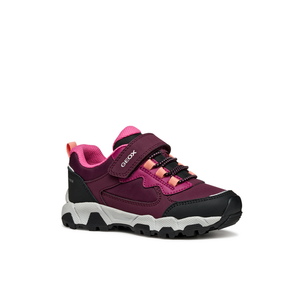 Geox J Magnetar G.B Abx A J464LA - C7005 Bordeaux Trainers