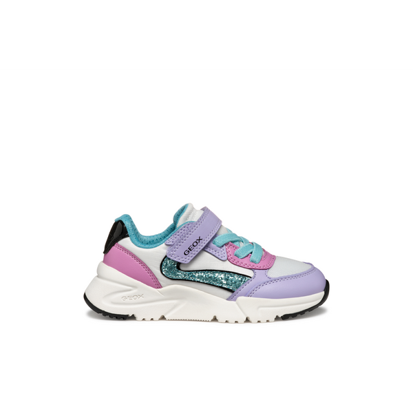 Geox J Loftus A J46M2A - C8320 Lilac/Turquoise Trainers