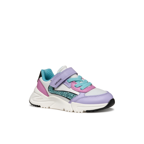 Geox J Loftus A J46M2A - C8320 Lilac/Turquoise Trainers
