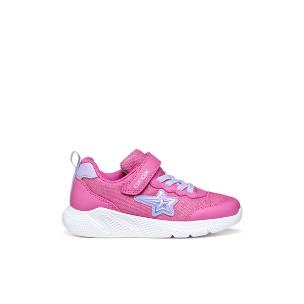 Geox J Sprintye Girl A J55FWA - C8257 Fuchsia/Lilac Trainers