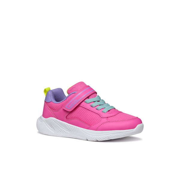 Geox J Sprintye Girl A J56FWA - C8L8E Fluo Fuschia/Dark Lila Trainers