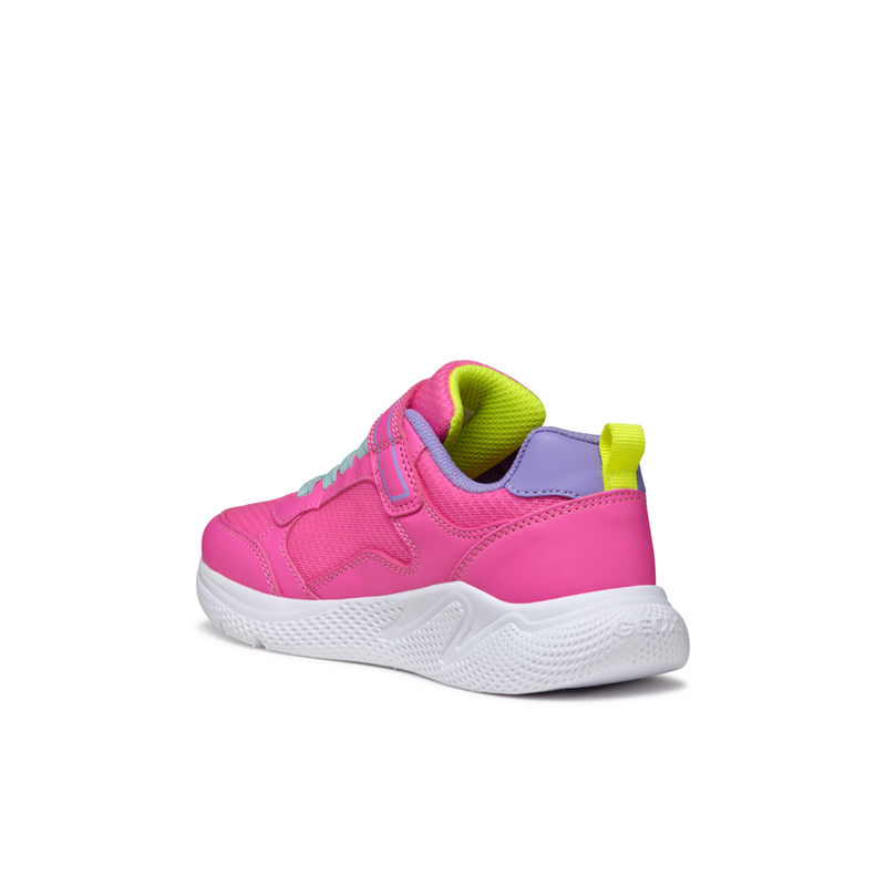 Geox J Sprintye Girl A J56FWA - C8L8E Fluo Fuschia/Dark Lila Trainers