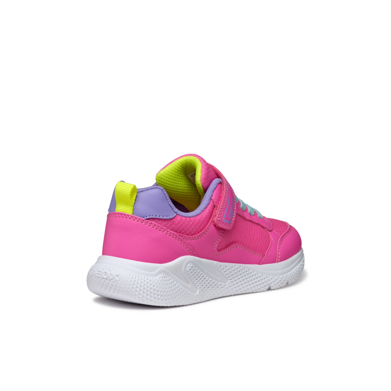 Geox J Sprintye Girl A J56FWA - C8L8E Fluo Fuschia/Dark Lila Trainers
