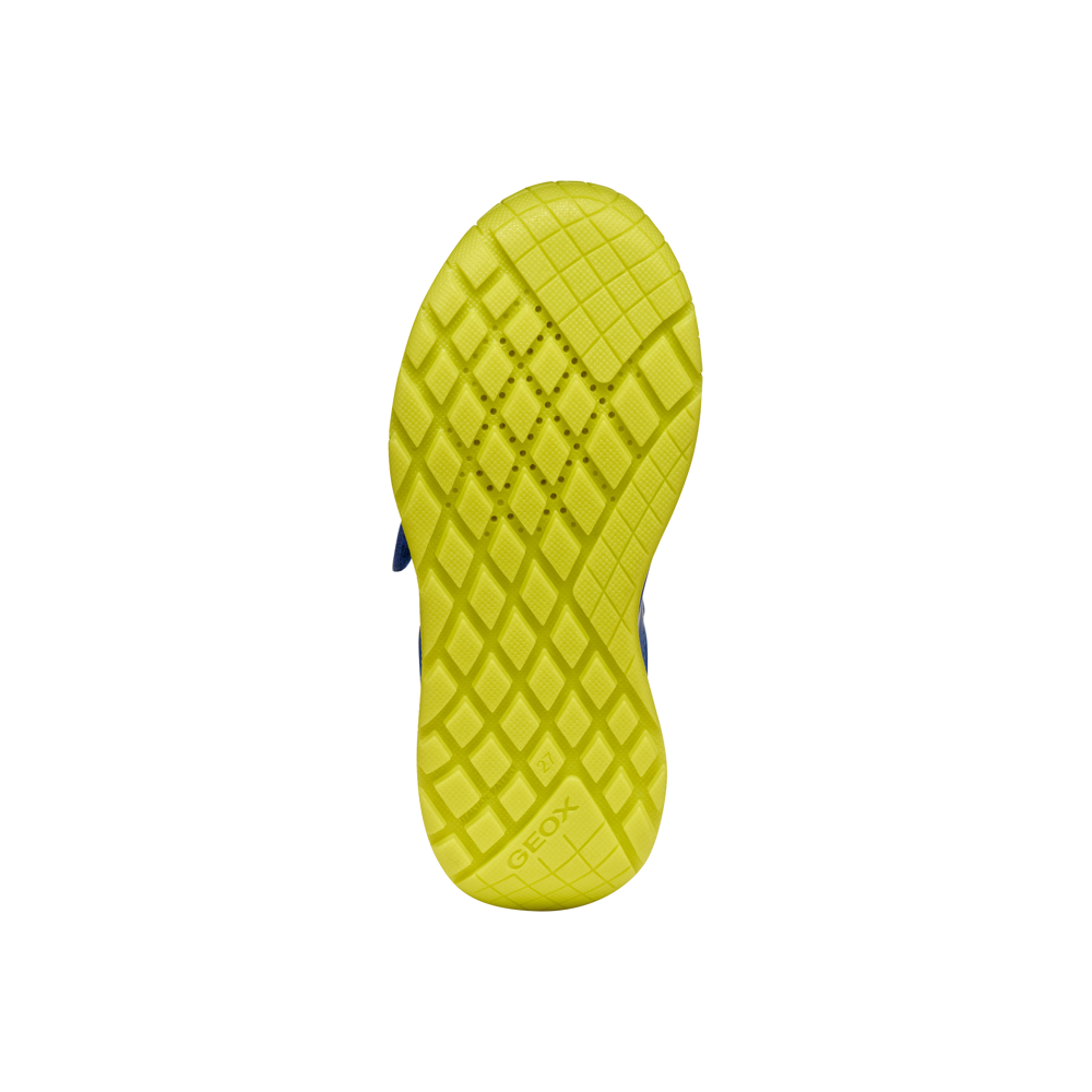 Geox J Rann-E J56NEA - C4344 Royal/Lime Trainers