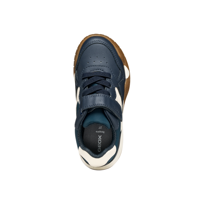 Geox J Rann-E J56NEC - CF41M Navy/Lt Ivory Trainers