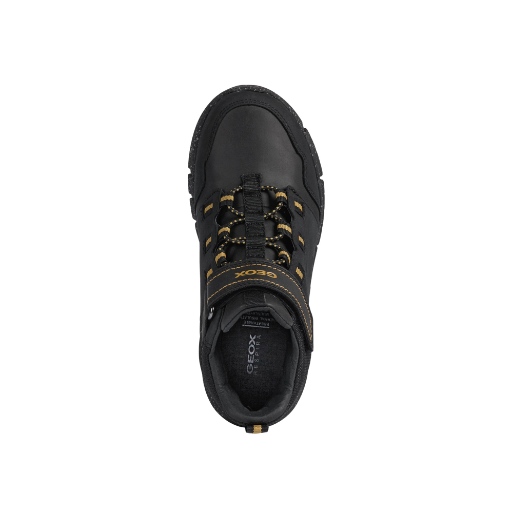 Geox J Flexyper B.B Abx A J949XA - C9241 Black/Dk Yellow Boots
