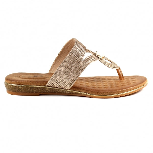 Lunar Ezra JLH396 - Rose Gold Sandals