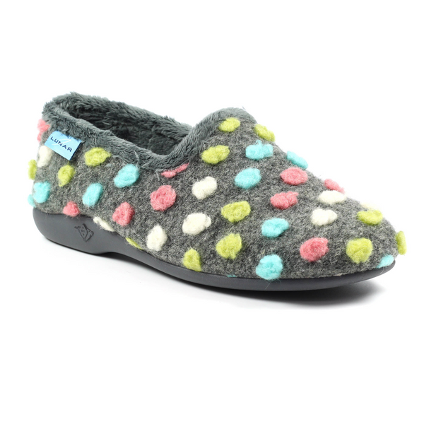 Lunar Helix - Grey Slippers