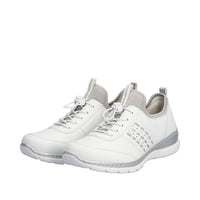 Rieker L3259 - White/Rose Casual