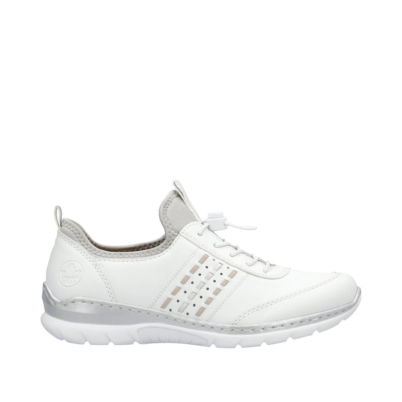 Rieker L3259 - White/Rose Casual