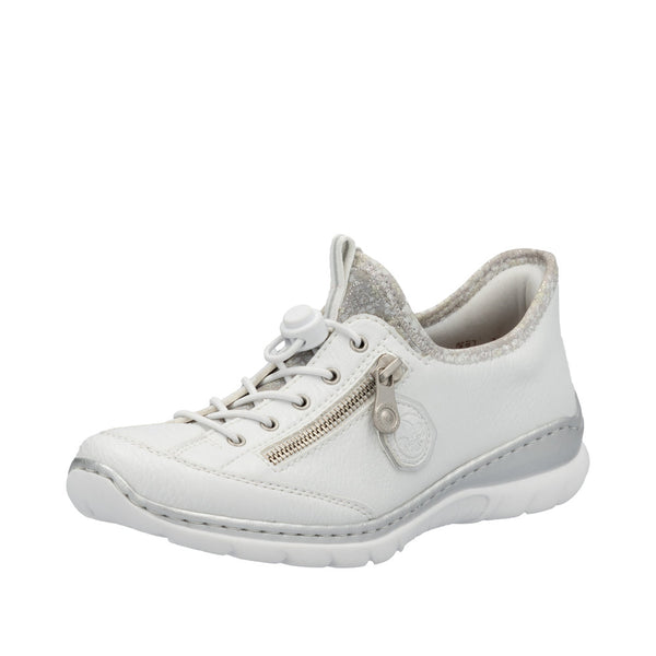 Rieker L32F1 - White/Silver Casual