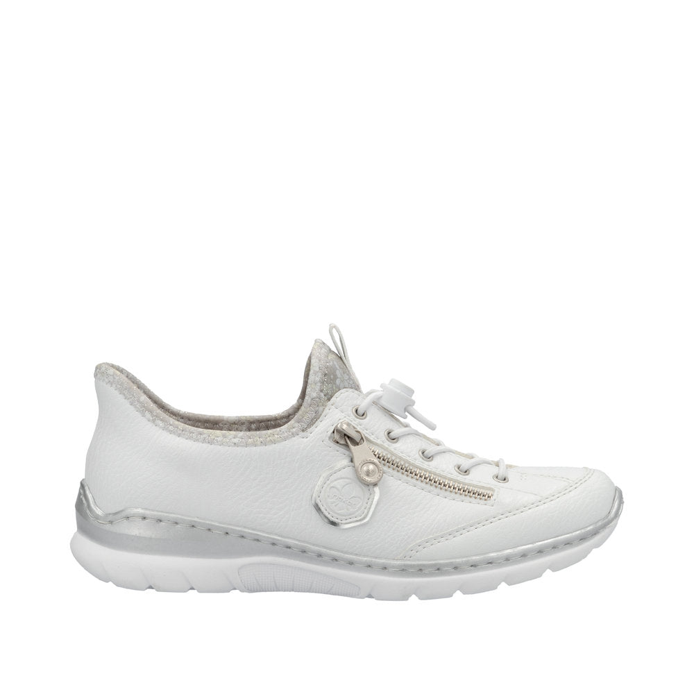 Rieker L32F1 White/Silver Casual – SoleLution - Main Image