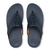 Fitflop Lulu Glitter Toe-Thongs - Midnight Navy Sandals