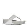 Fitflop Lulu Shimmerlux Toe-Post Sandals - Silver Sandals