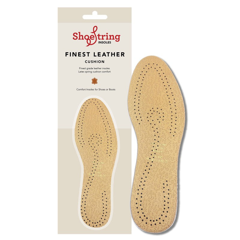 Shoe-String Leather Insoles - Cut to Size