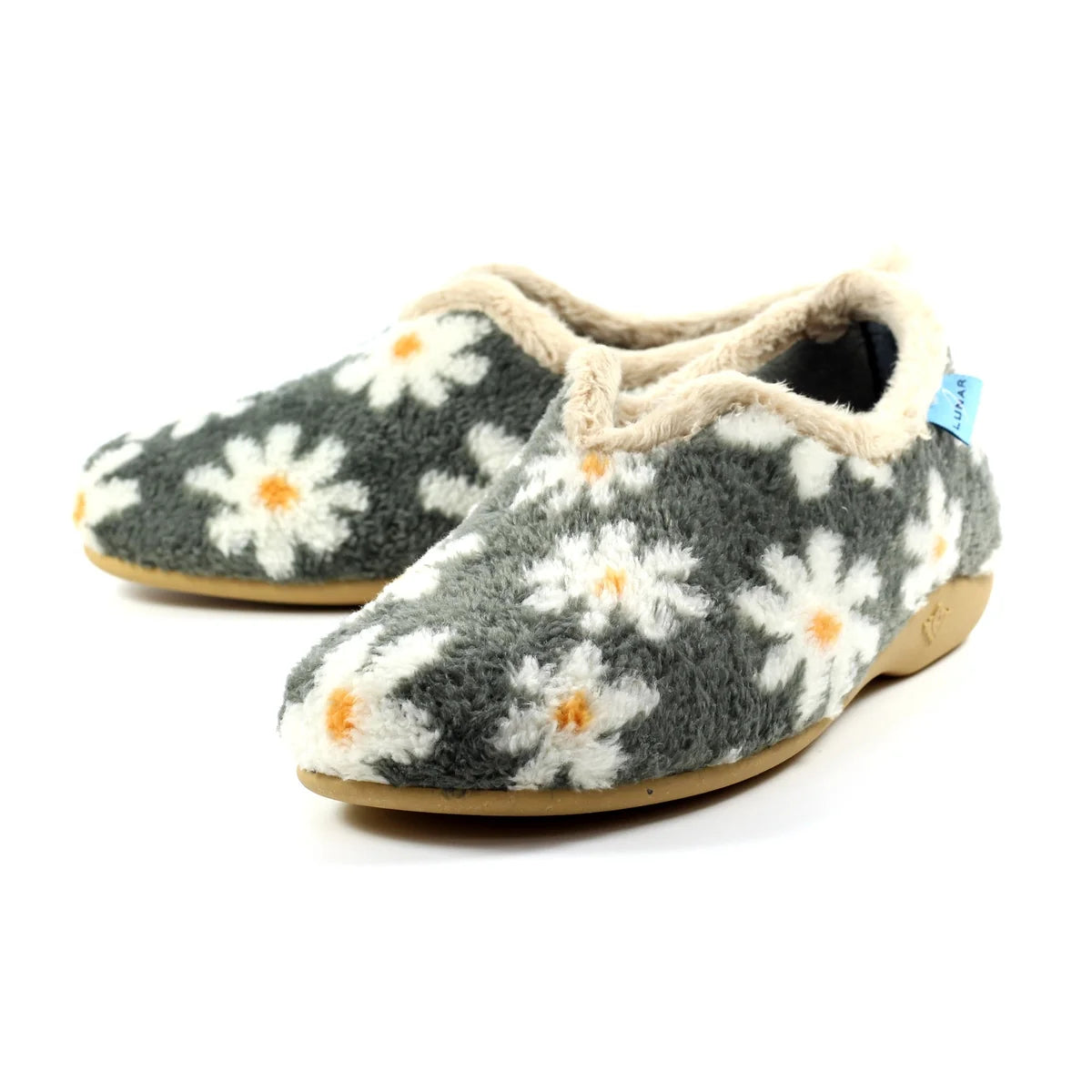 Lunar Daisy KLA021 Slipper - Grey